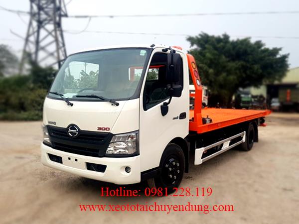 Xe Cứu Hộ 2 Chức Năng Kéo Xe Và Chở Xe Hino XZU730L Euro 4