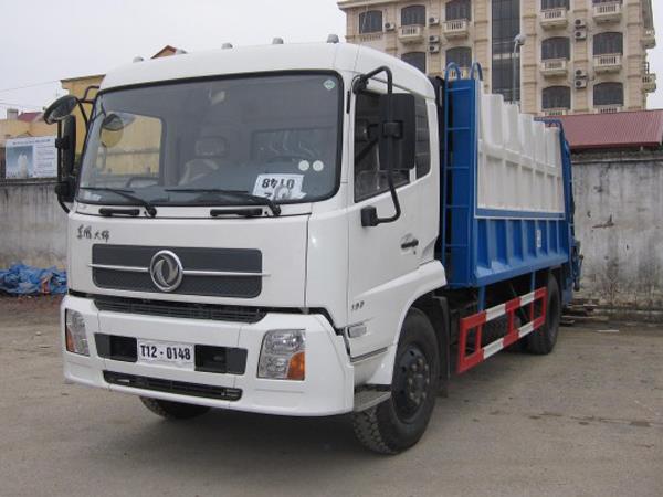 Xe cuốn ép rác Dongfeng 6×4 18 khối