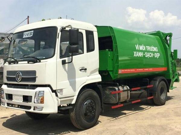 Xe cuốn ép rác Dongfeng 14 khối