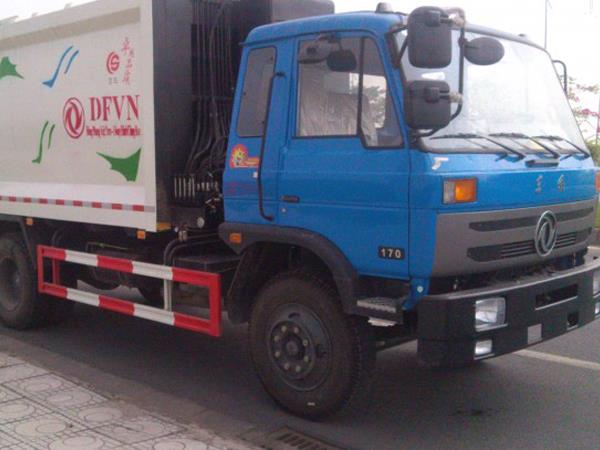 Xe cuốn ép rác Dongfeng 10 khối