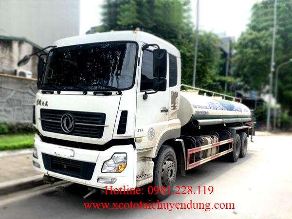 Xe Bồn Chở Nước Rửa Đường Cũ 14 Khối Dongfeng