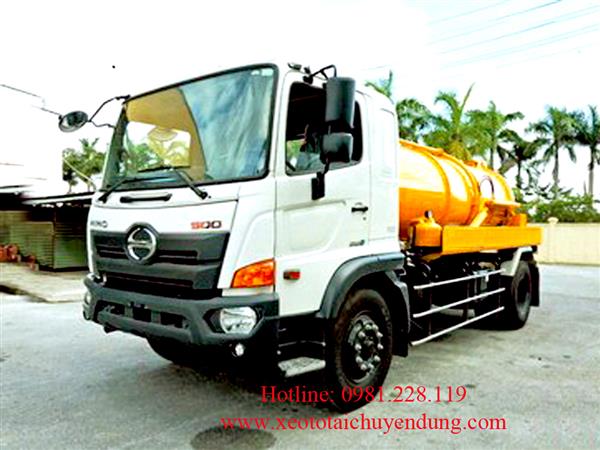 Xe hút chất thải 7 khối Hino FG8JJ7A