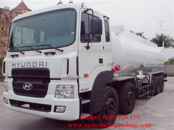 Xe chở xăng dầu 26 khối Hyundai HD360 5 chân