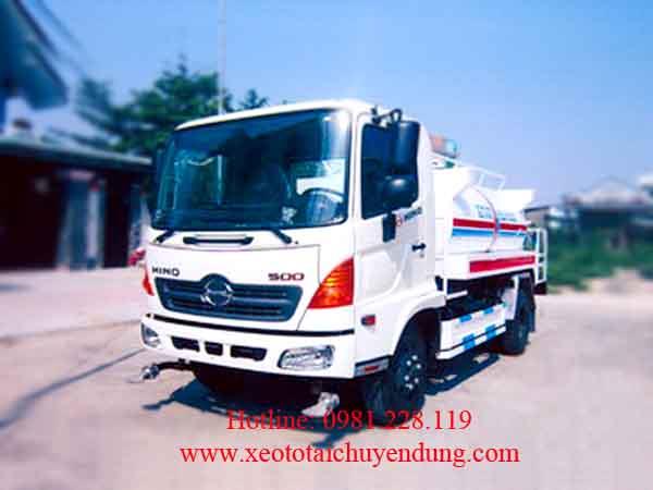 Xe Chở Nước Rửa Đường Tưới Cây Hino FC 6 Khối Euro 4