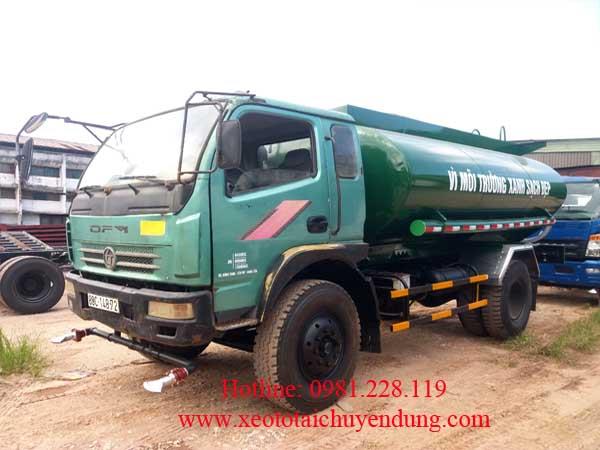 Hoán cải xe phun nước rửa đường cũ 8 khối Dongfeng