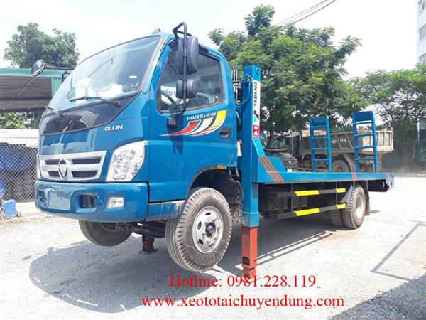 Xe nâng đầu chở máy công trình 2 chân Thaco Ollin 700C