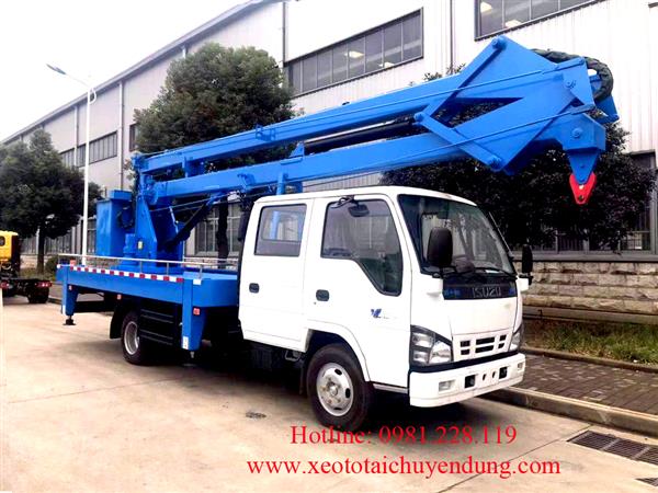 Xe nâng người làm việc trên cao 18m Isuzu