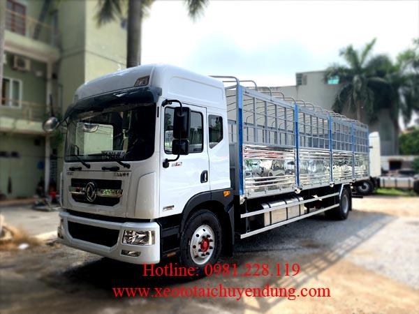 Xe Tải 8 Tấn Dongfeng Thùng Mui Bạt 9m6