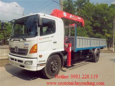 Xe Hino FG8JPSB gắn cẩu Unic 5 Tấn 4 đốt V554