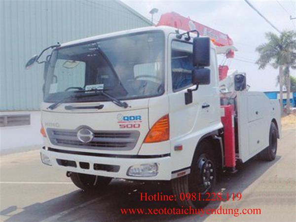 Xe cứu hộ cẩu kéo Hino FG8JJSB gắn cẩu Unic V345