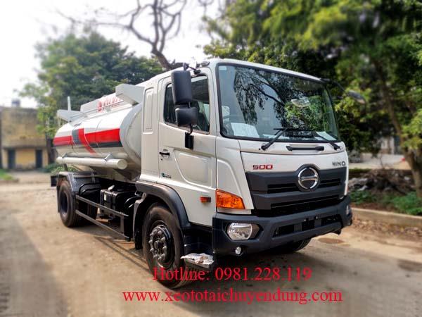 Xe bồn chở xăng dầu Hino FG 12 khối (12.000 lít)