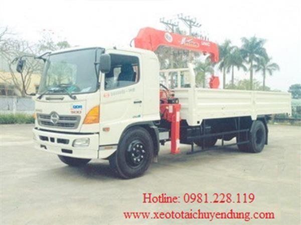 Xe Hino FC9JLSW gắn cẩu Unic 3 tấn V344