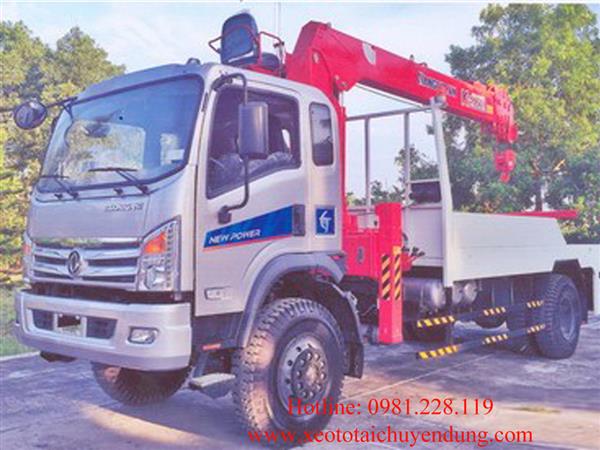 Xe cứu hộ cẩu kéo Trường giang 2 cầu gắn cẩu 6 Tấn Kanglim