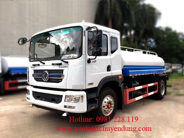 Xe tưới nước rửa đường 9 khối Dongfeng Model mới