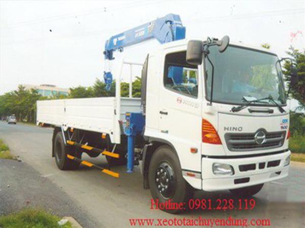 Xe Hino FG8JPSB gắn cẩu Tadano ZT504 5 tấn 4 đốt