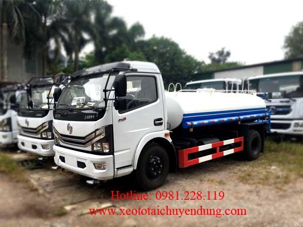 Xe Bồn Tưới Cây Rửa Đường 5 Khối Dongfeng