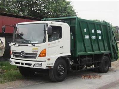 Xe cuốn ép rác Hino 12 khối