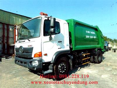 Xe cuốn ép rác 13 khối Hino FG8JJ7A