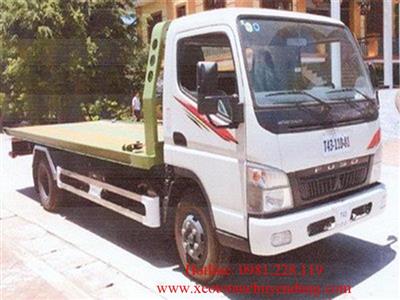 Xe cứu hộ giao thông sàn trượt FUSO Canter 3 tấn