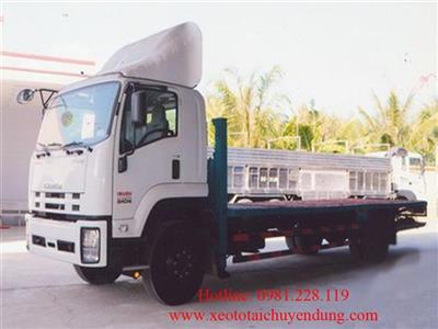 Xe nâng đầu chở máy công trình 2 chân Isuzu