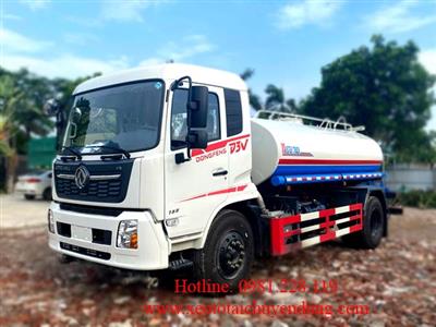 Xe Bồn Tưới Nước Rửa Đường 9,1 Khối Dongfeng  Máy Yuchai YC6JA180
