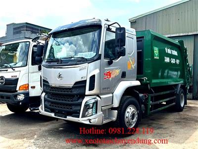 Xe Ép Rác Thu Gom Rác Chuyên Dụng 15 Khối Chenglong Hải Âu