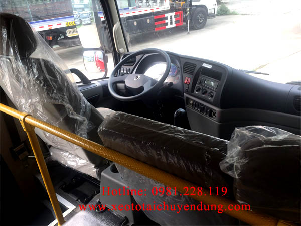 Nội thất cabin xe cứu hỏa chữa cháy Dongfeng