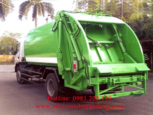 Xe cuốn ép rác 9 khối Fuso FI