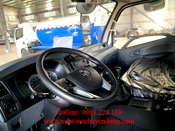 Nội thất cabin xe cứu hộ 3 chức năng Dongfeng