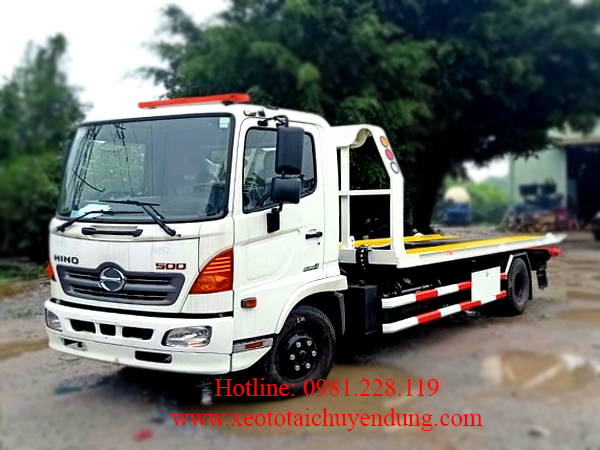 Xe cứu hộ sàn trượt Hino FC 5 tấn