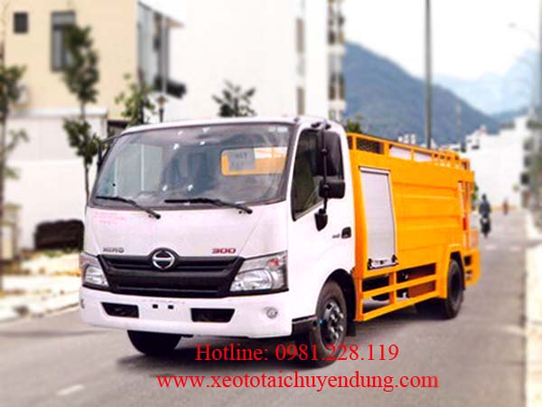 Xe thông cống áp lực Hino