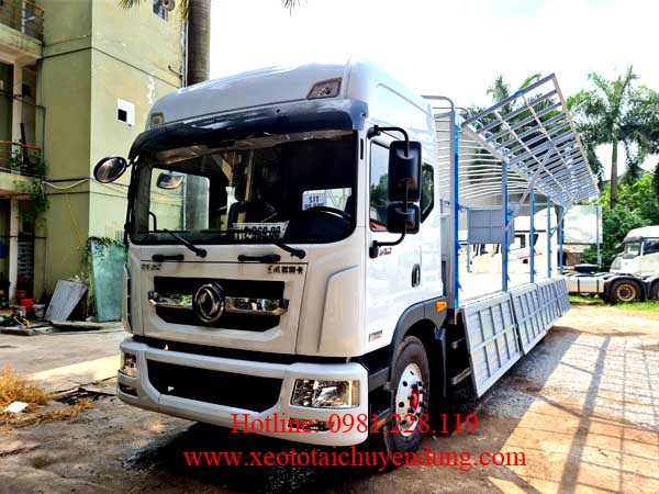 Xe tải 8 tấn dongfeng thùng mui bạt mở Full cánh