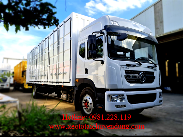 Xe tải thùng kín container 8 tấn Dongfegn