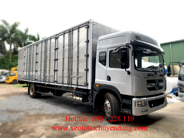 Xe tải thùng kín 8 tấn Dongfeng